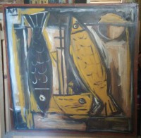 Pintura al óleo Aída Moreno 80 x 80